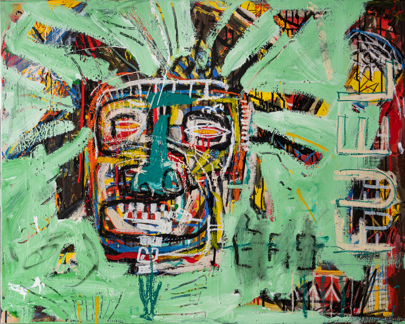 Basquiat Portrait with FUEL, Diego Tirigall