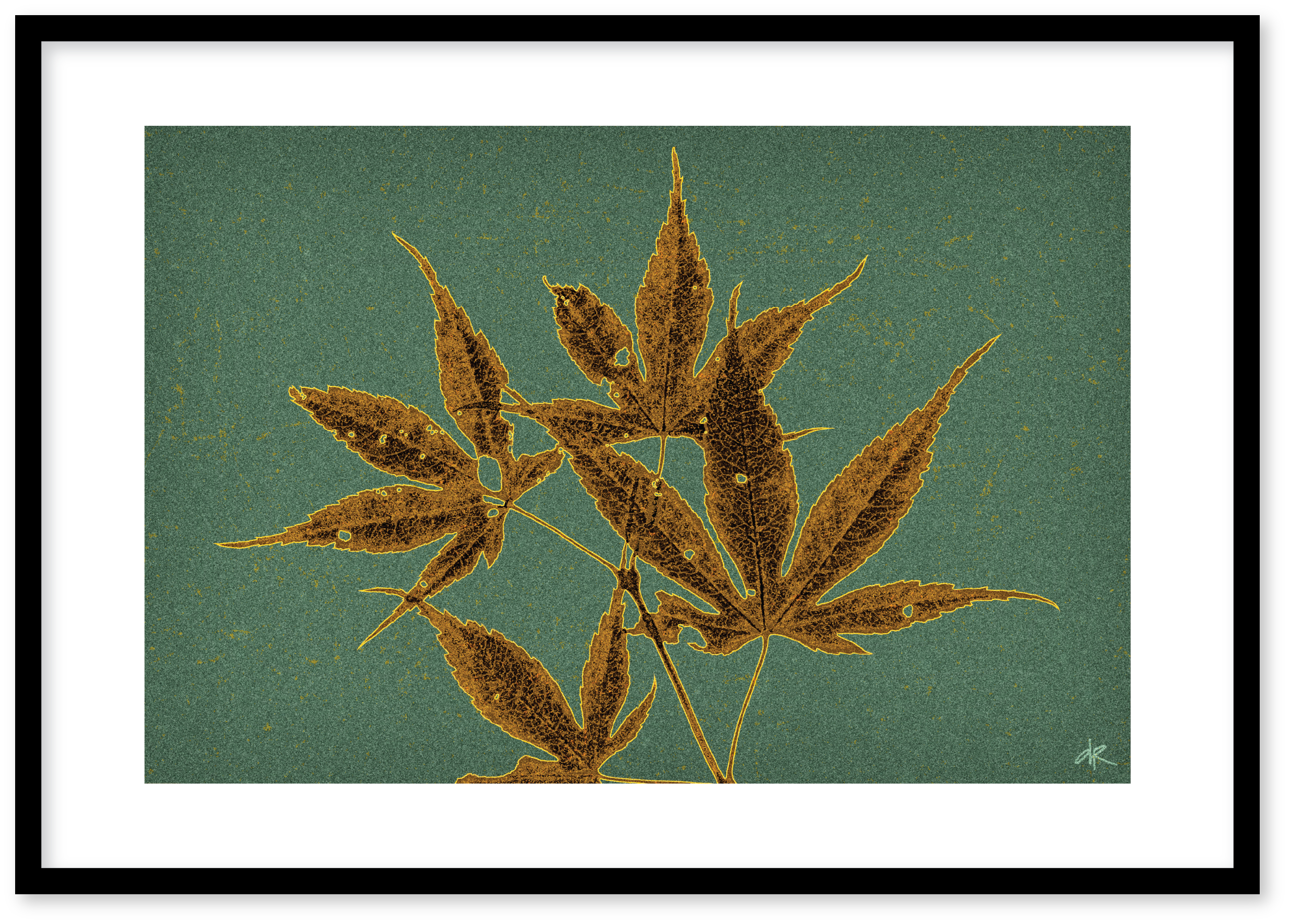 Autumn Leaves, Cyan